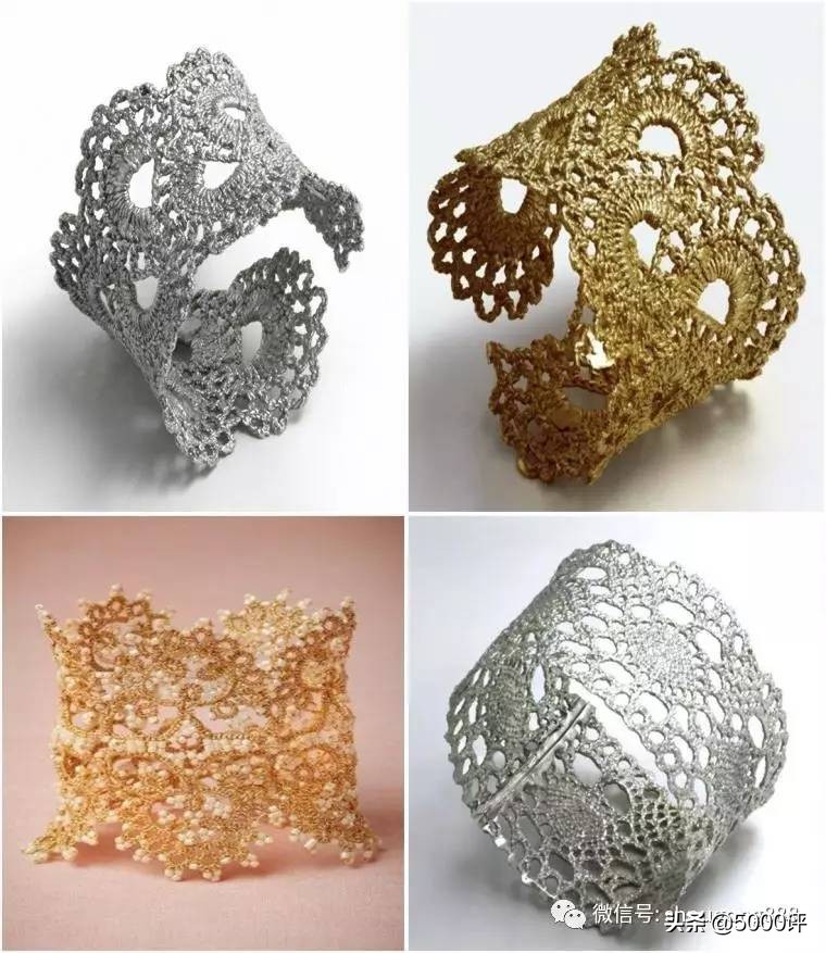 毛线钩精致的饰品,毛线钩织成品小玩意