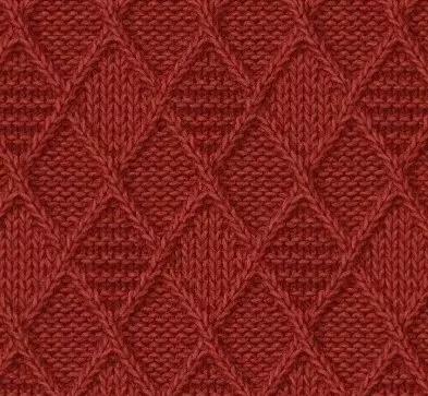 毛衣编织挖掘机花样图解,一品红毛衣编织花样图解