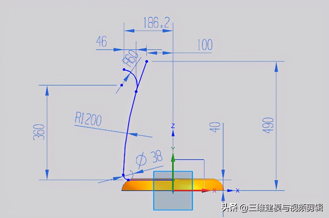 ug曲面之水龙头手把建模视频教程,ug12.0水壶要怎样画