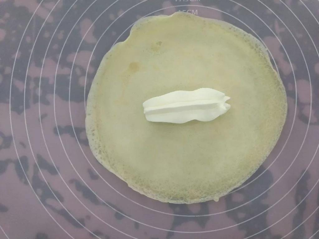 欧米奇学做西点,芒果班戟平底锅怎么做