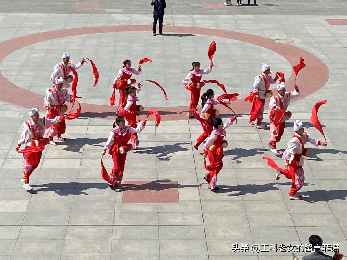 安塞腰鼓四格画,安塞三绝