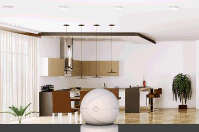 萤石c6c无极巡航成像效果,萤石c6c红外星光全彩夜视800万