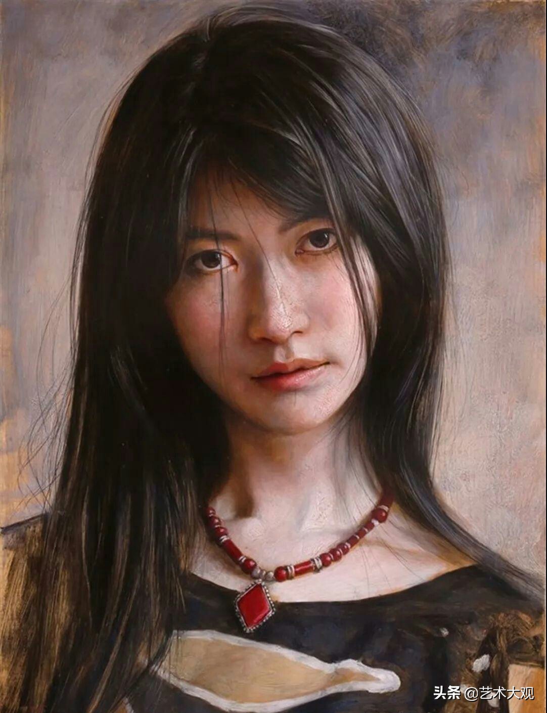 十六幅中国古典女性油画欣赏图片,日本古代古典油画