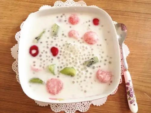 水果捞酸奶配料做法,冰淇淋水果捞做法