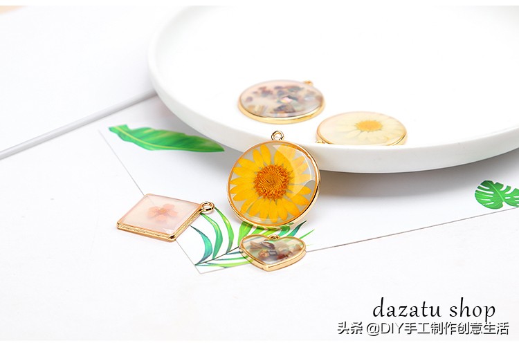 干花滴胶手工,滴胶diy材料干花