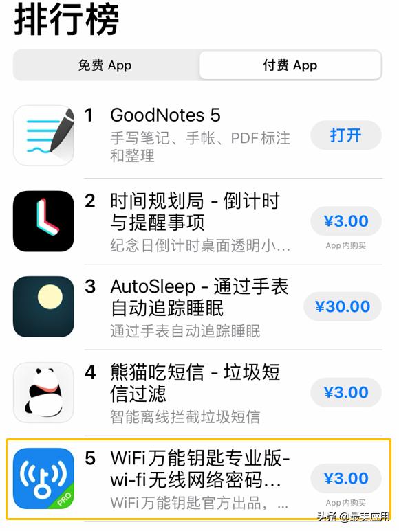 十大免费付费app排行榜,哪些付费app好用