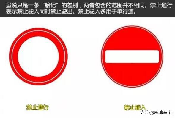 分不清的路标,分不清交通标志