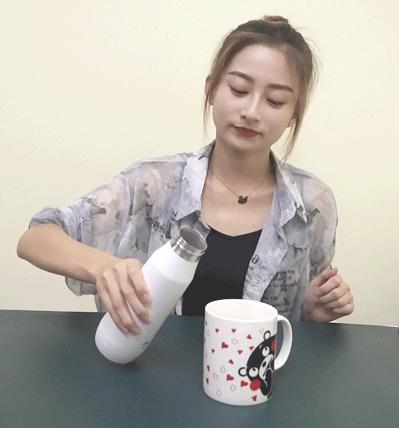 便携式烧水带保温杯旅行,防水免插电自动烧水保温杯100度