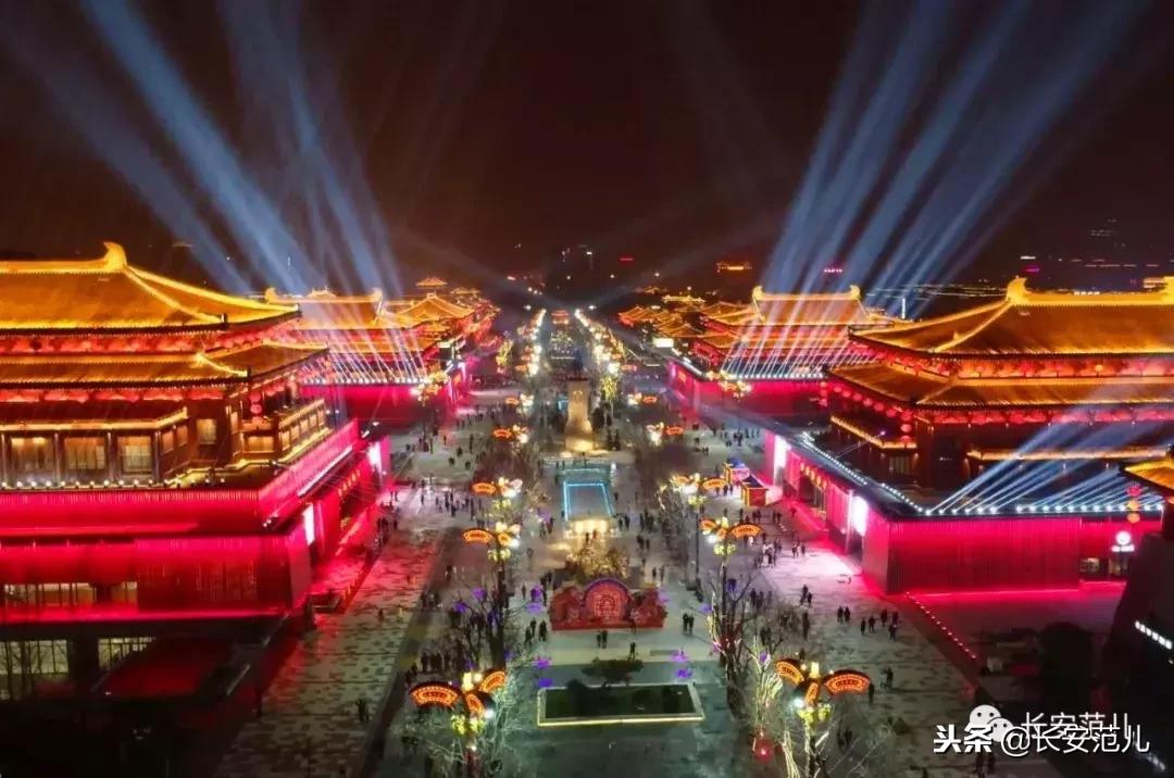 大唐不夜城照片精修,大唐不夜城图片美景实拍