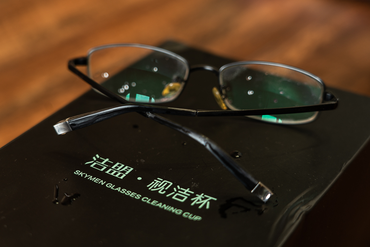 超声波清洗眼镜后眼镜特别容易脏,防蓝光眼镜可以用超声波清洗机吗