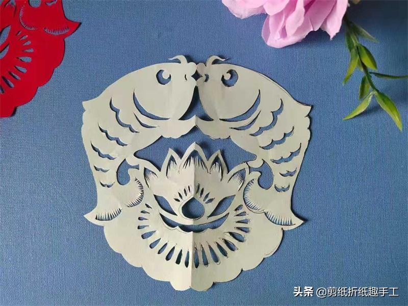 迎新年庆元旦窗花剪纸,迎新春年年如意庆佳节事事顺心