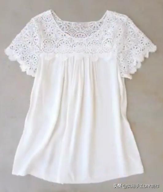 棉麻蕾丝边衬衫,布艺镂空衬衫