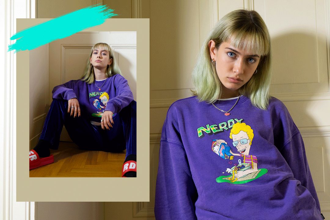 欧阳娜娜私服穿搭,欧阳娜娜格纹外套穿搭