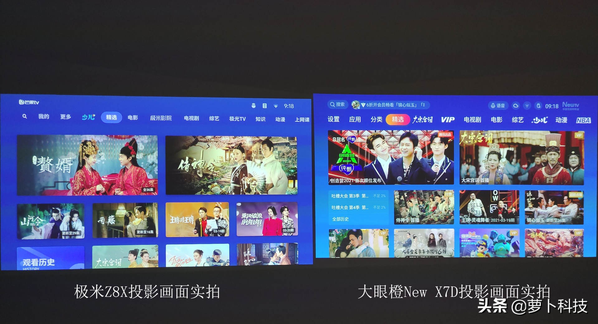 家用投影评测大眼橙,极米z8x用什么投影幕布比较好