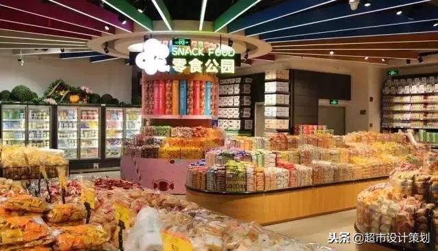 超市食品陈列摆放效果图,超市休闲食品创意陈列图片