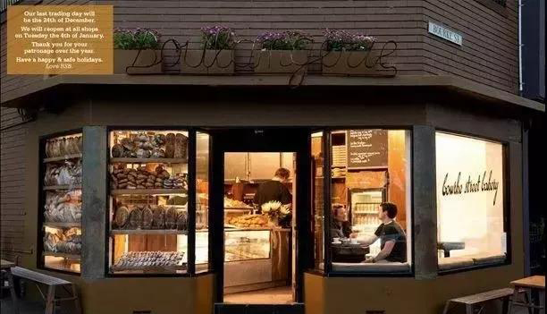 国外烘焙店橱窗设计,橱窗式烘焙店