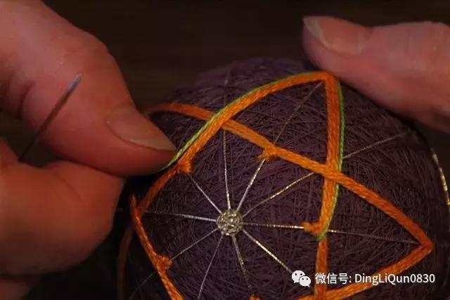 刺绣手鞠球制作步骤,绣手鞠球的正确方法