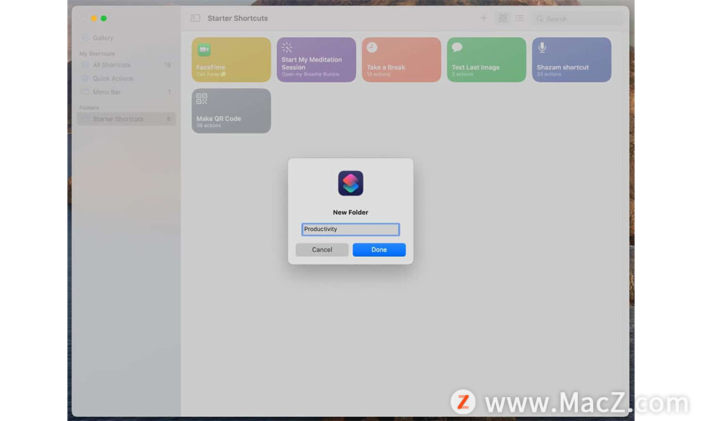 mac上使用快捷指令,mac怎么在桌面显示快捷方式