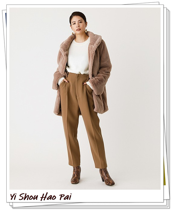 草绿茧型大衣怎么搭配好看,羊毛大衣各种颜色穿搭