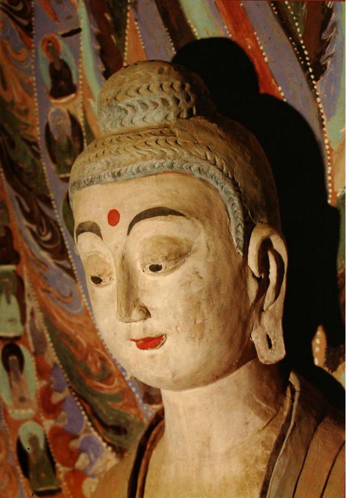 敦煌428窟介绍,敦煌329窟壁画飞天图