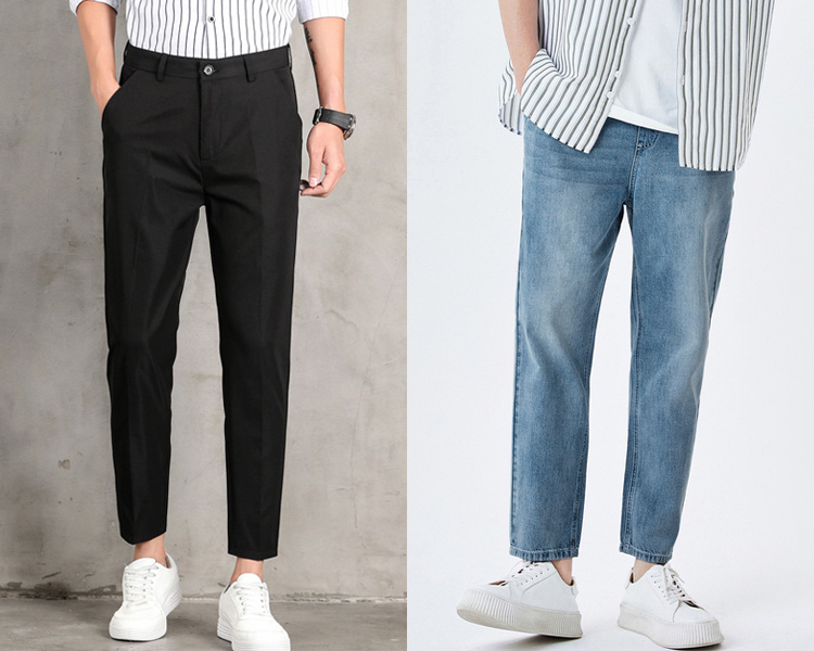 160男士小个子建议穿什么裤子,腿细的男生应该穿怎样的裤子