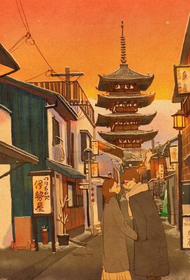 这些画也太甜了吧!!!看完只想谈!恋!爱