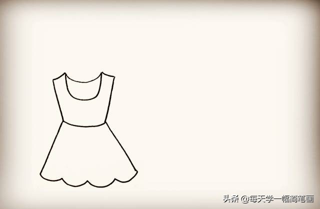 简笔画服饰简单画法,简笔画每天学一幅