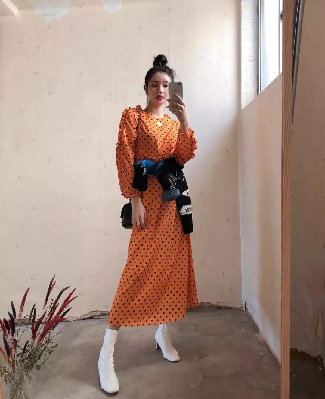 小众印花穿出时髦感,印花气质高级感