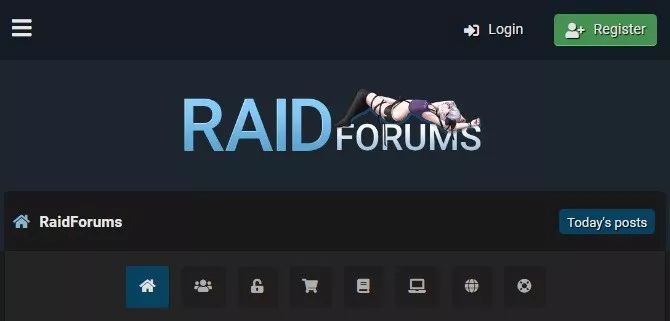 Raidforums攻破Cracked.to黑客论坛网站曝光其32.1万名成员数据