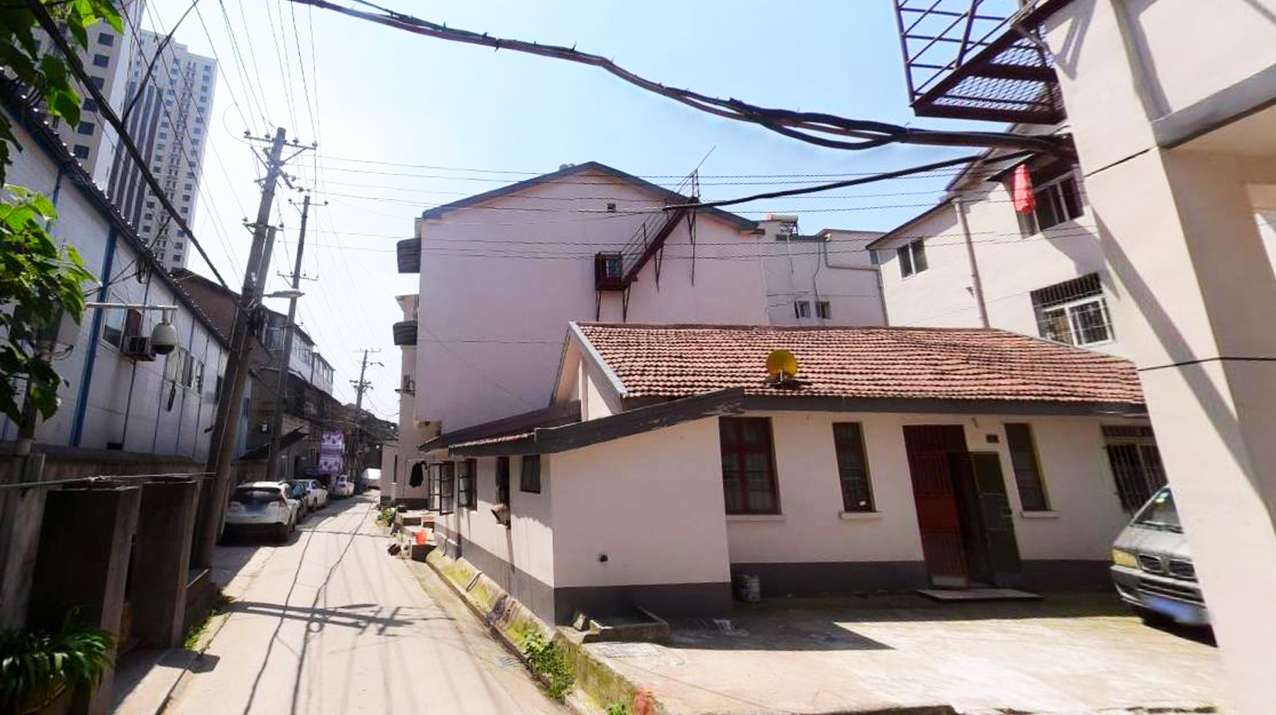 武汉市江岸区附近的城中村,武汉仅存的城中村