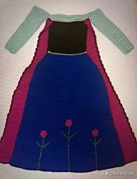 妈妈钩的小羊毯子,妈妈钩的睡袋