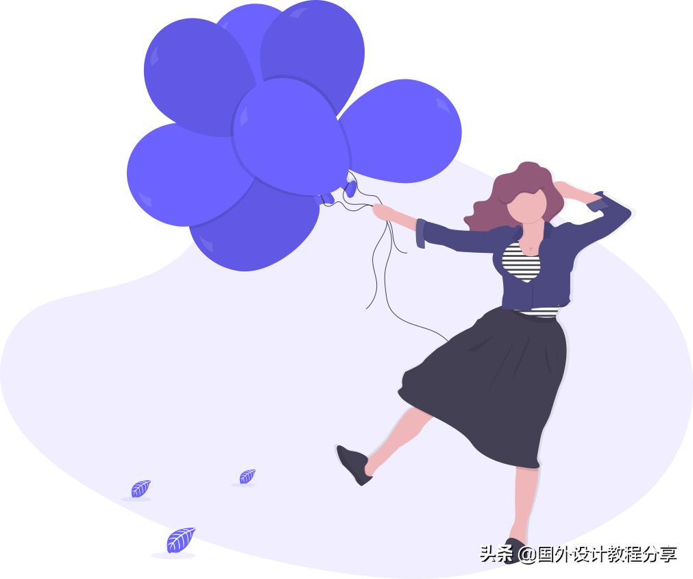 扁平矢量插画色彩教程,扁平矢量家具插画