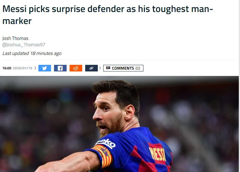 梅西怕不怕科里纳,梅西都怕的守门员