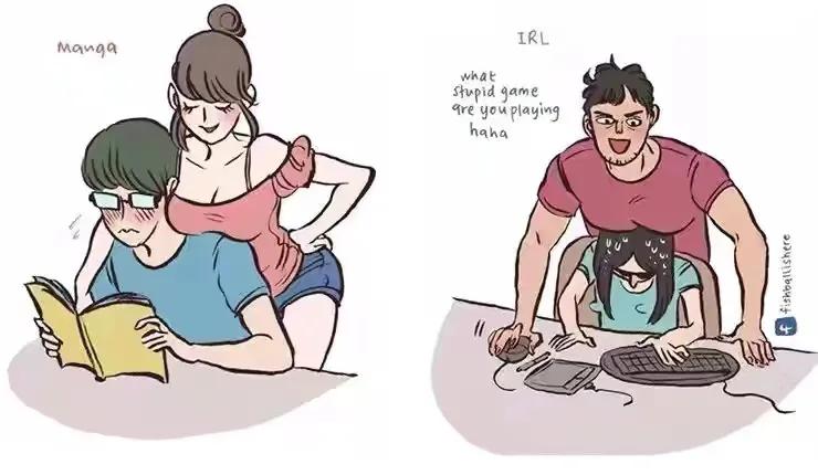 158cm插画师与199cm男友的日常，网友：边笑哭边吃狗粮