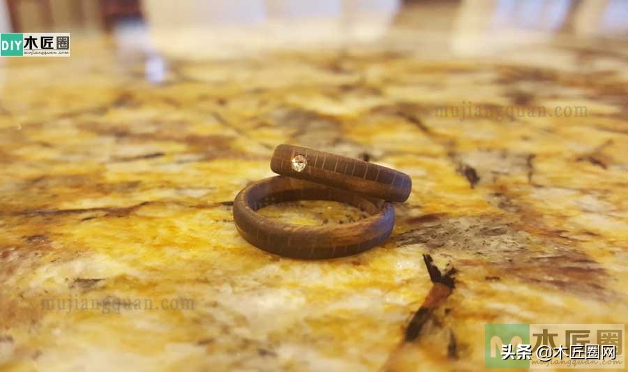 木戒指制作教程,diy手工木制品木工