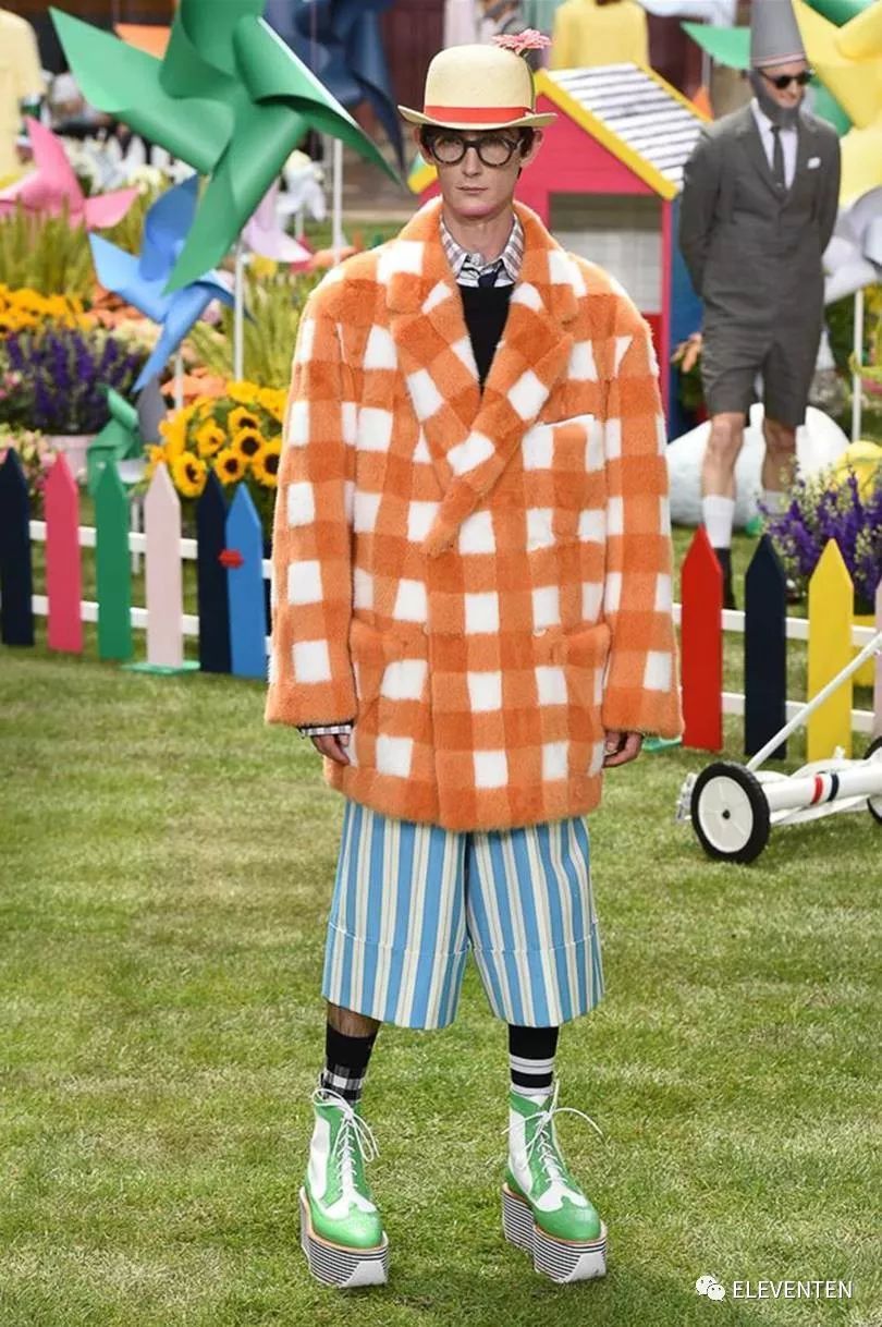 thombrowne2018男装,ThomBrowne2018春夏男装闭场造型