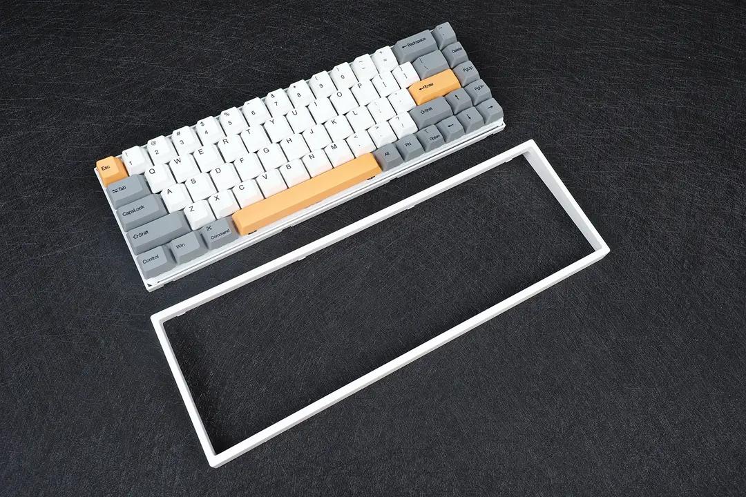 nj68机械键盘拆解,keydousnj81键盘评测