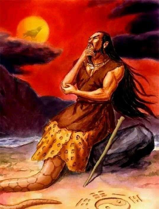 上古天皇,人文始祖伏羲图腾