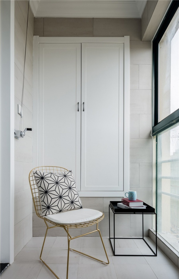 通阳台的卧室和晒衣服的阳台设计,阳台改造最好看的方法