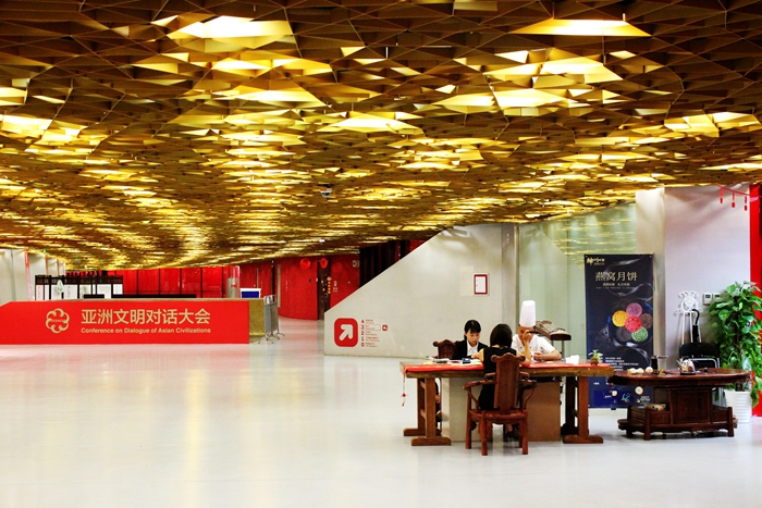 国家奥体中心灯光秀,鸟巢朝阳灯光节