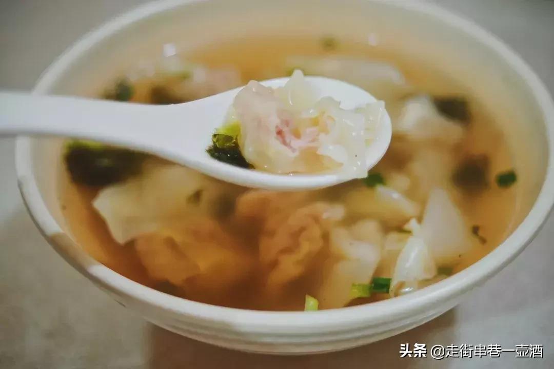 虾仁鲜肉馄饨吉祥馄饨,江都皮薄的馄饨