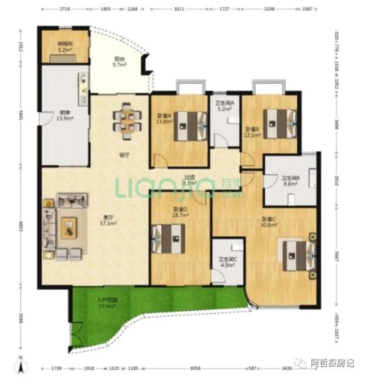 天河区豪宅排名,天河汇景新城别墅