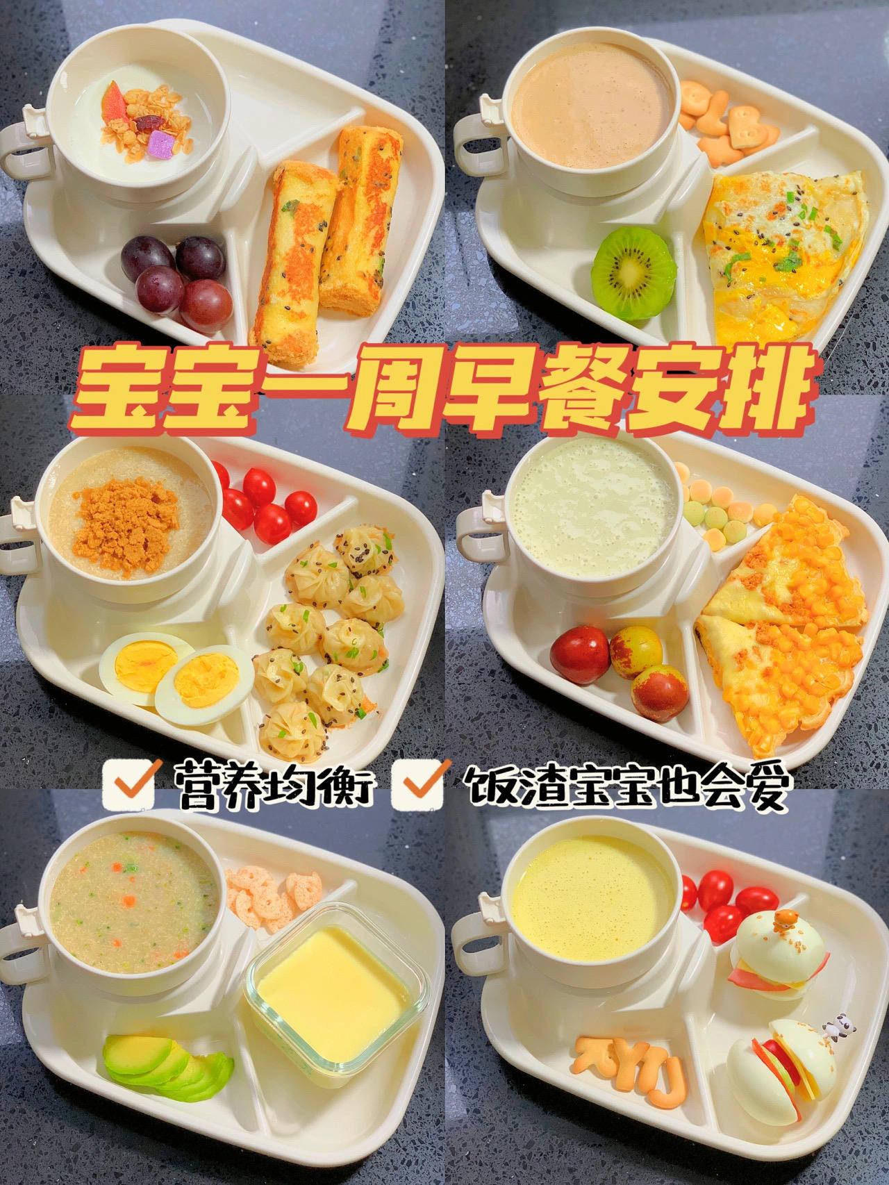 简单早餐30天不重样菜谱儿童,早餐食谱大全及做法孩子