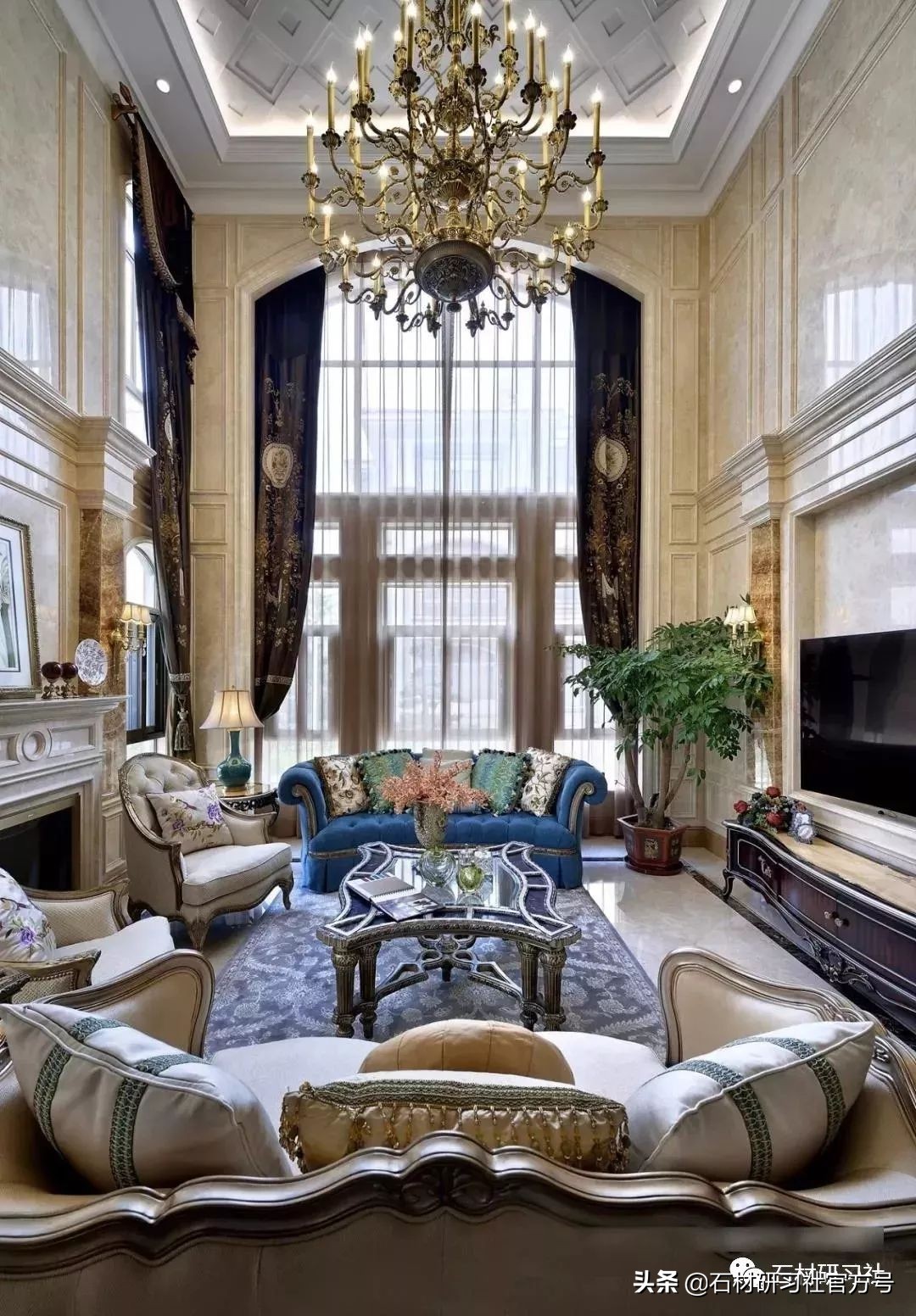 豪宅用的高级天然大理石,别墅铺什么颜色大理石档次最高