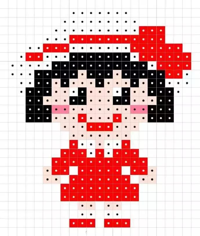 拼豆豆手工diy制作,手工拼豆视频教程