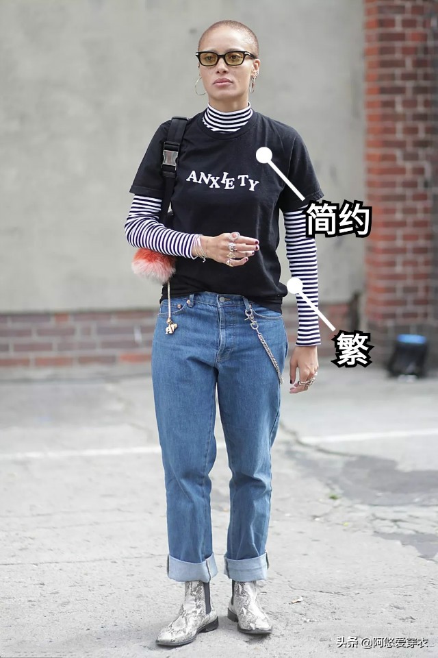 短袖怎么穿最显瘦主要是胸前较厚,今春流行短袖