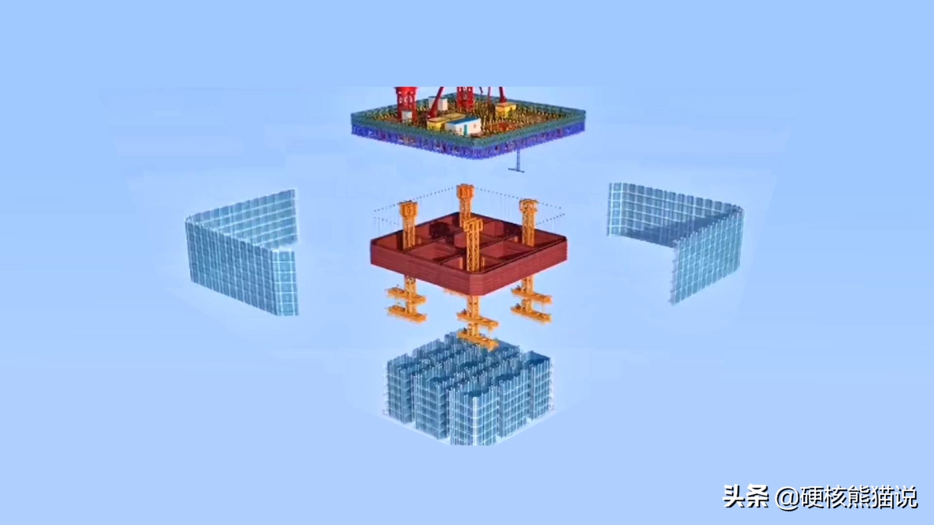 四天盖一层中国首创空中造楼机,中国独创空中造楼机