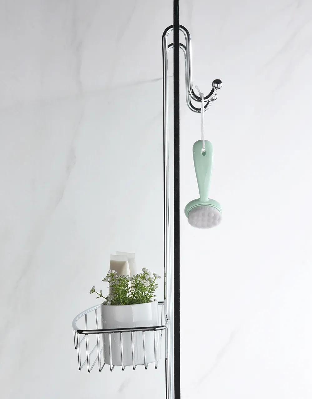 浴室置物架打孔好还是免打孔好,浴室免打孔整理