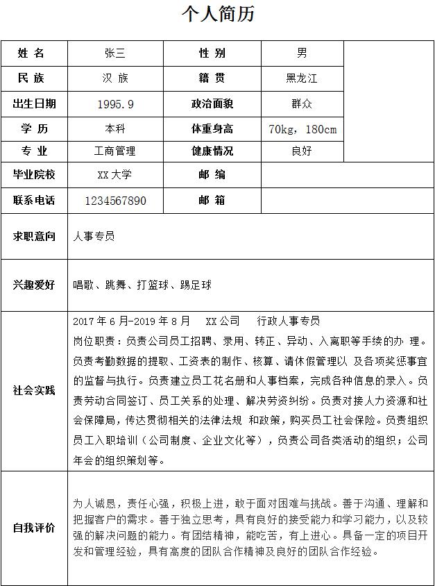 面试技巧及套路怎么写简历,面试简历该怎么写工作一年半