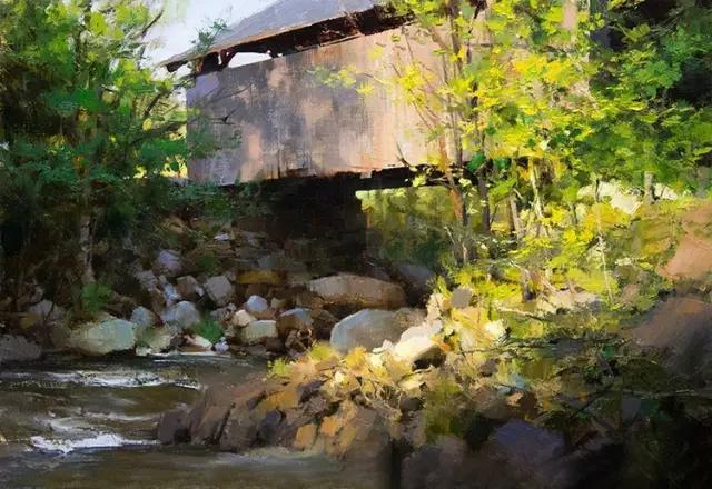 俄罗斯画家的油画艺术美到极致,中俄风景油画作品